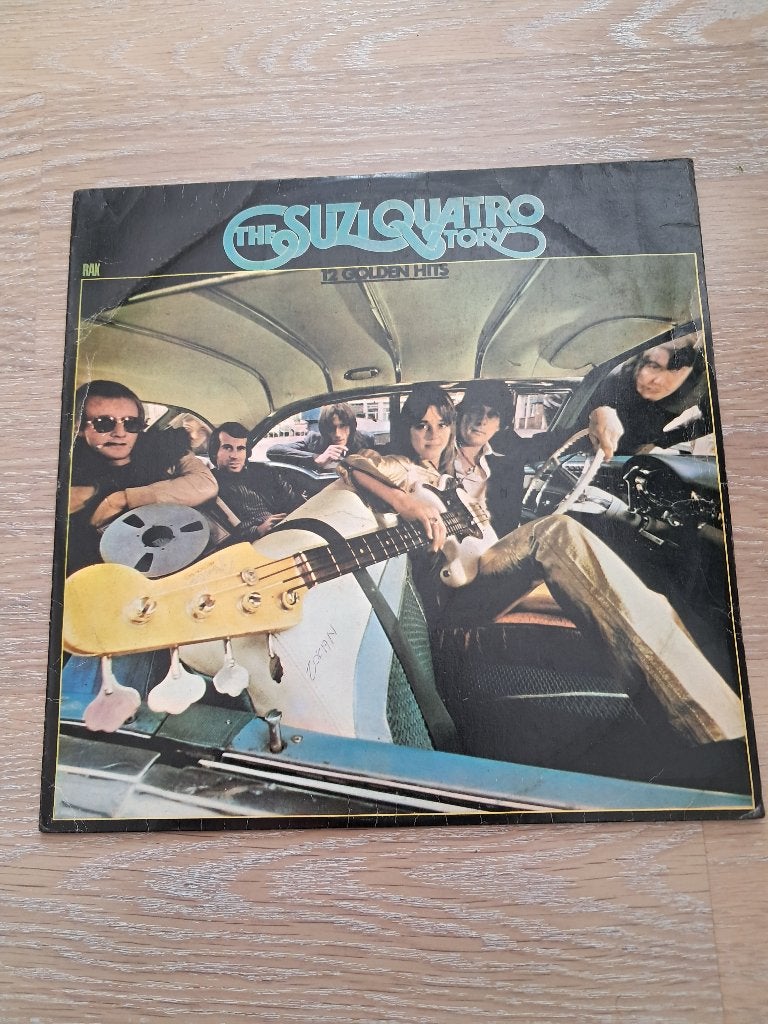 LP Suzy Quatro Story 12 Golden Hits, Beschermende buitenhoes, Ophalen of Verzenden, Zo goed als nieuw, 12 inch