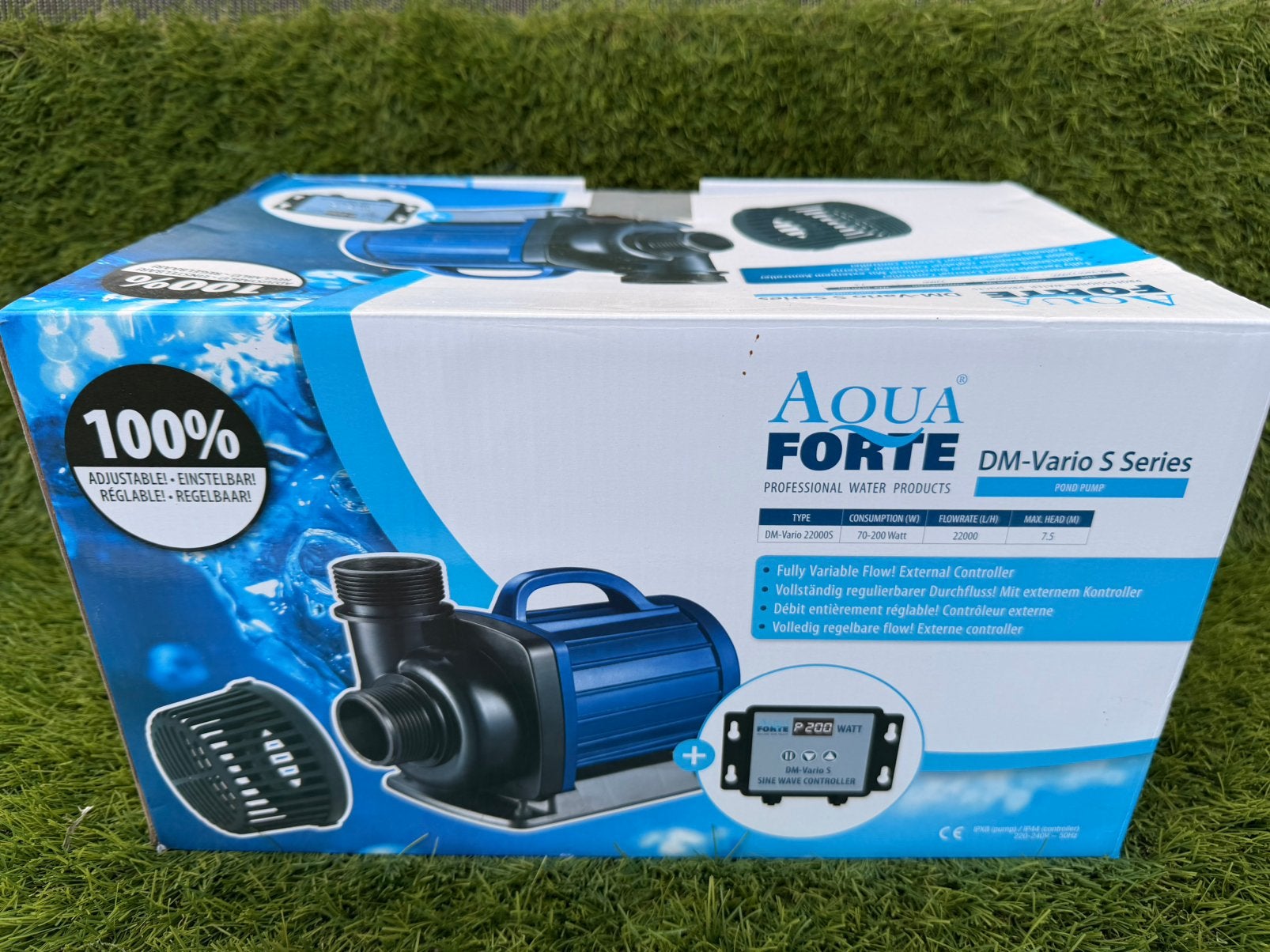 Splinternieuwe AquaForte DM22000 Vario regelbare vijverpomp, Tuin en Terras, Ophalen of Verzenden, Nieuw, Vijverpomp