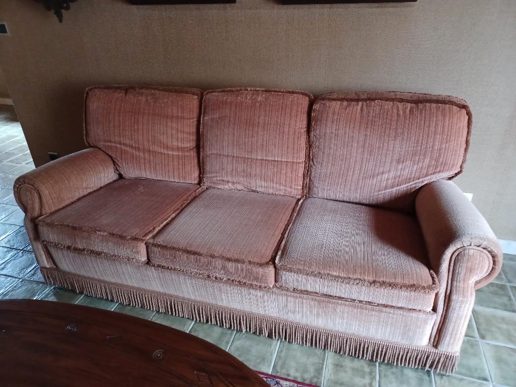 Salon in fluweelzachte stof - zeer kwalitatief, Ophalen, Stof
