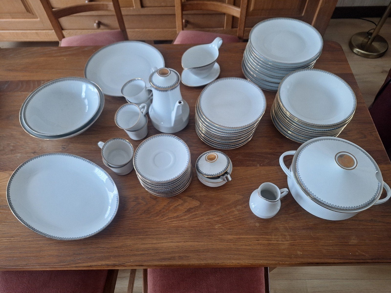12-delig Winterling Markleuthen Bavaria servies, Antiek en Kunst, Antiek | Servies compleet, Ophalen