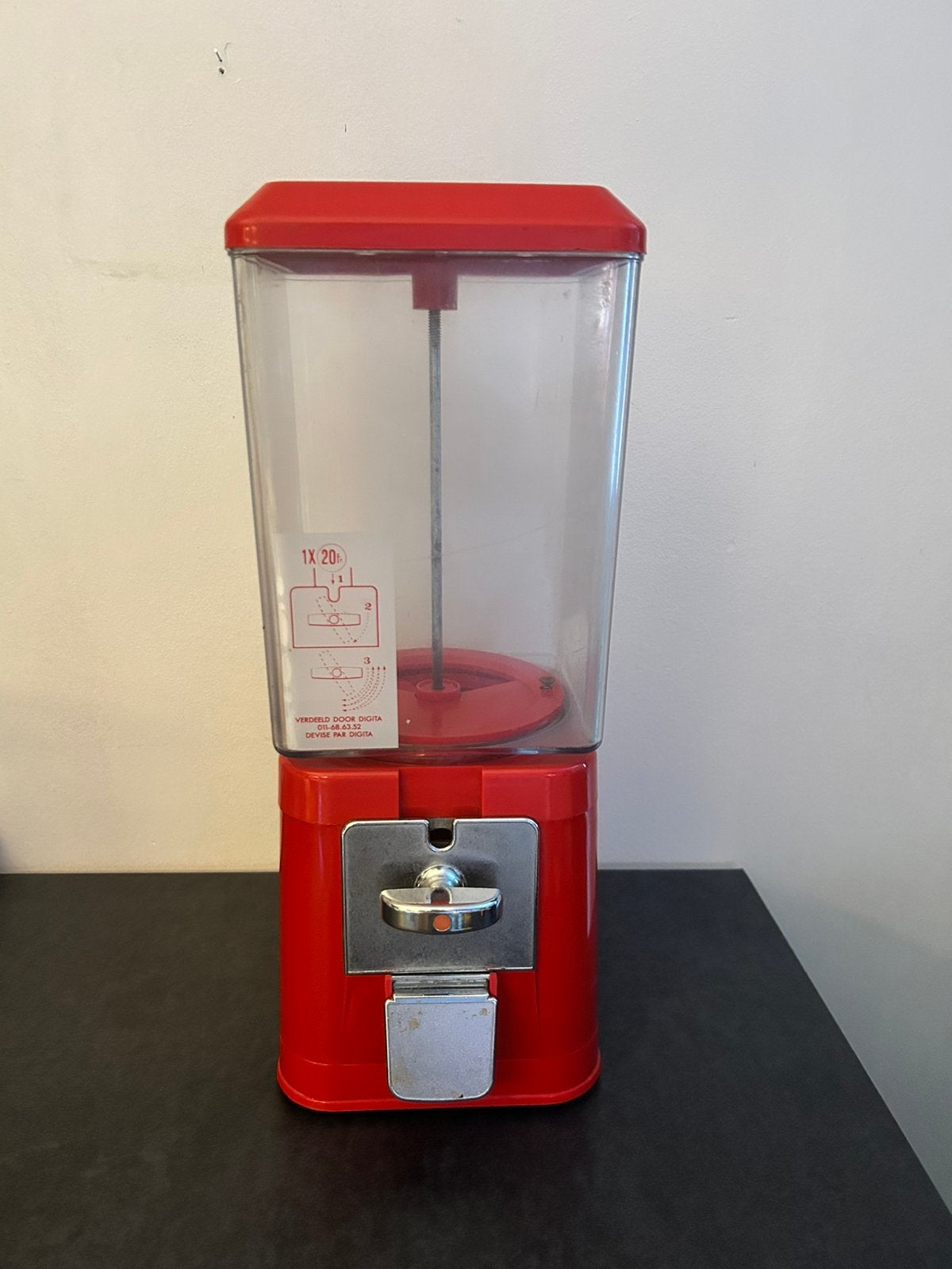 Machine à bonbons rétro – Mécanisme OK – Sans clé, Verzamelen, Automaten | Overige, Ophalen of Verzenden, Gebruikt