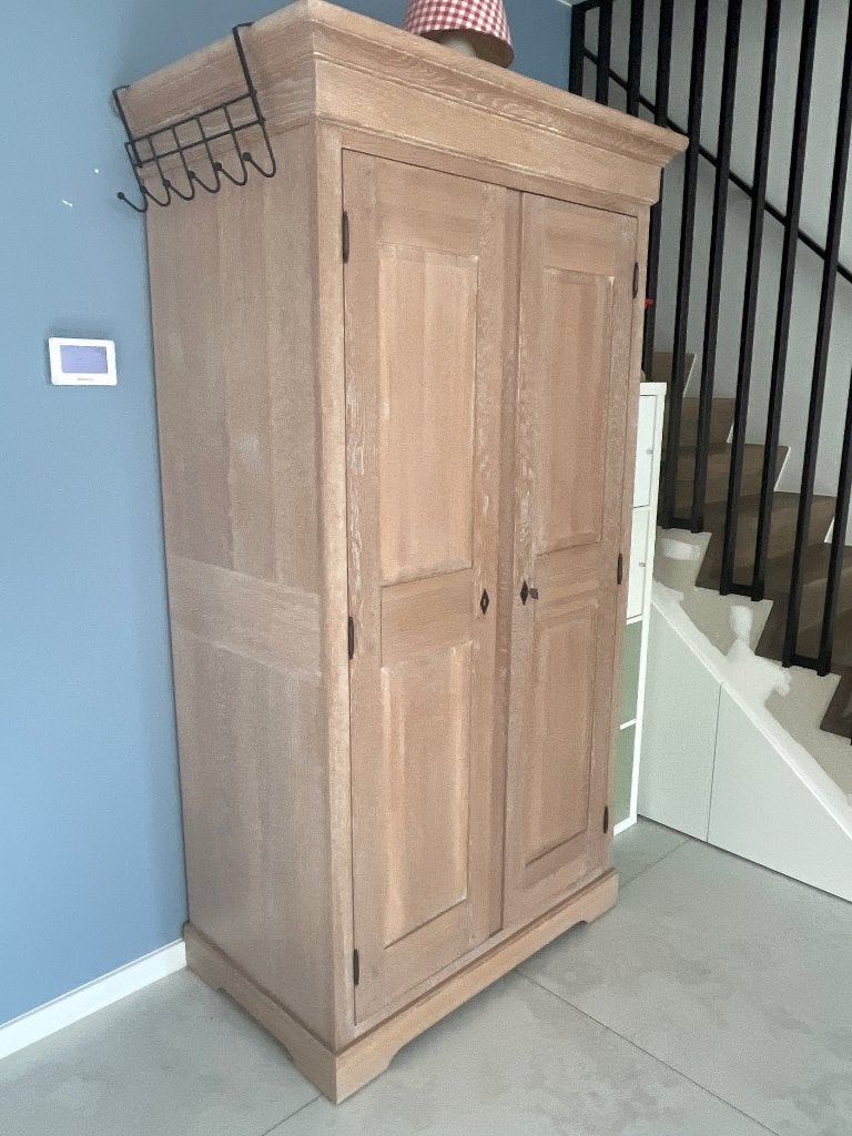 Grote houten kast!, Huis en Inrichting, Kasten | Kleerkasten, Ophalen, Met deur(en), Gebruikt, 100 tot 150 cm