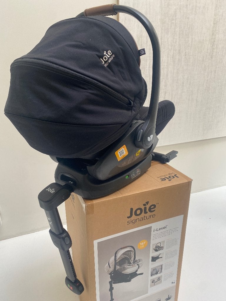 Joie i-Level Autostoel + Isofix-basis, Verstelbare rugleuning, Zo goed als nieuw, Isofix, 0 t/m 13 kg