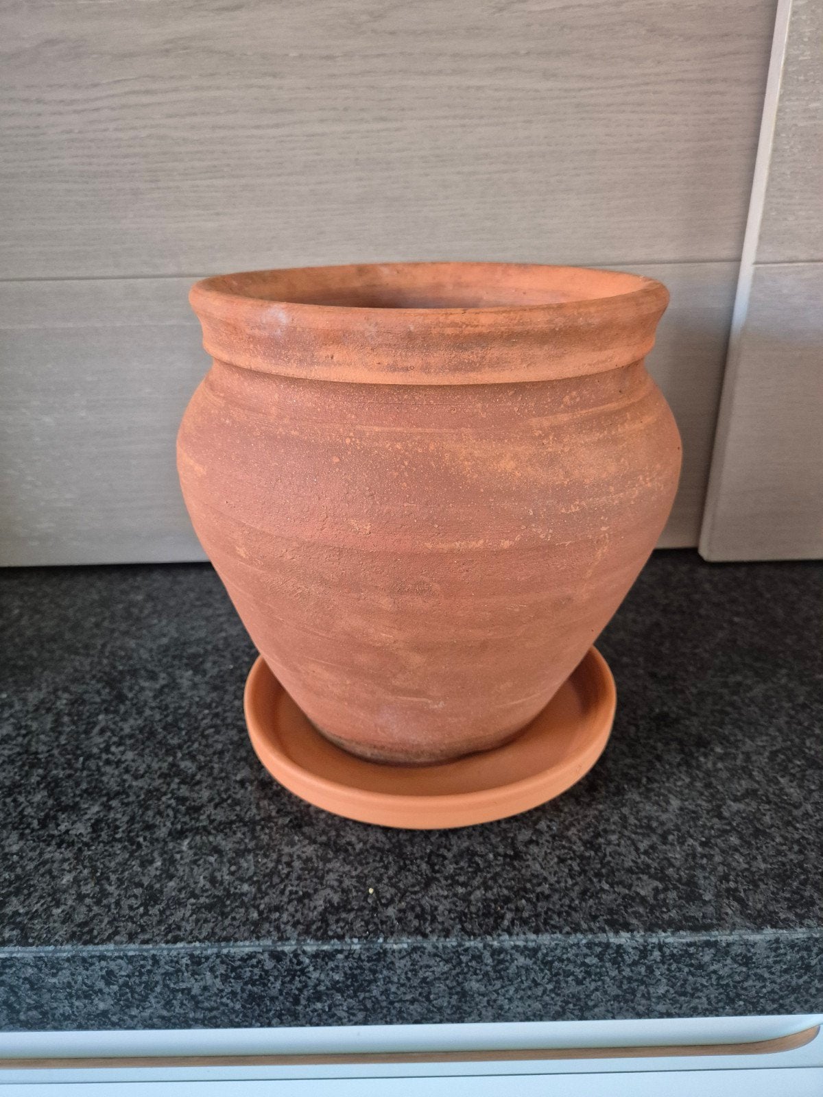 stenen pot, Ophalen