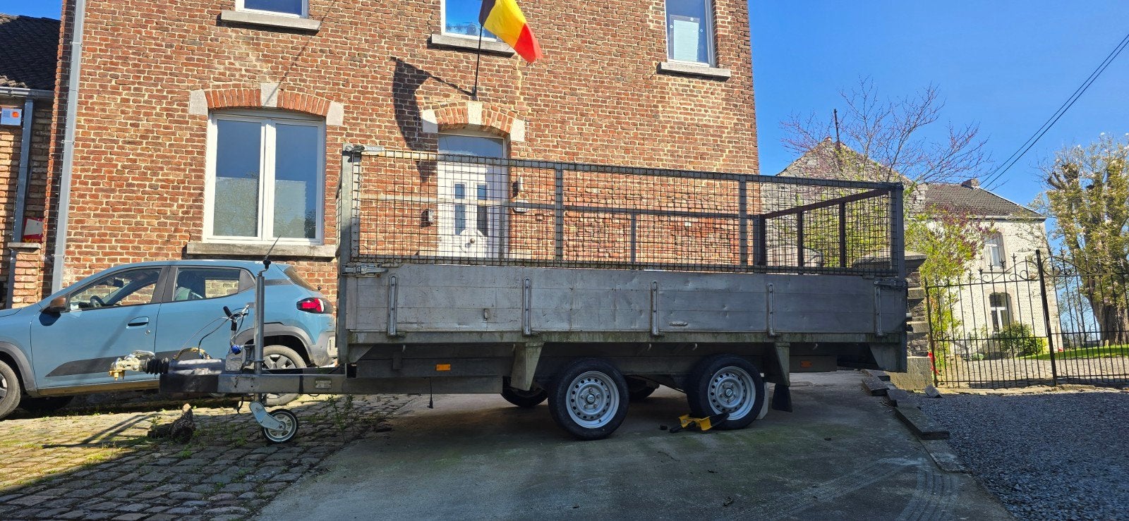 Remorque 3t5 bascule électrique, Enlèvement ou Envoi, Utilisé