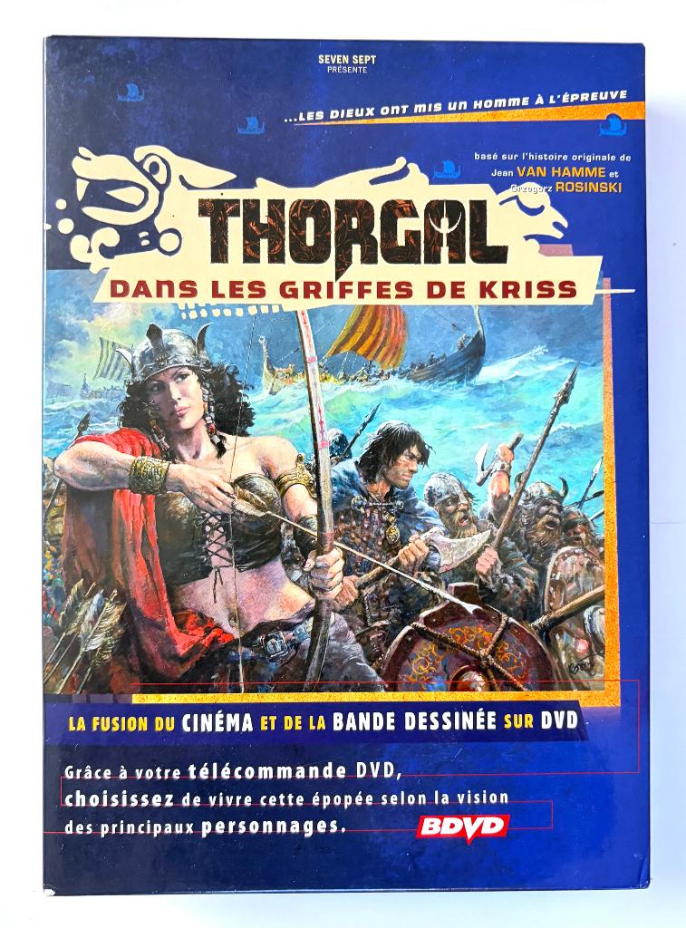 Thorgal - DVD - Seven sept - Rosinski, Gelezen, Eén stripboek, Ophalen of Verzenden, Rosinski - Van Hamme
