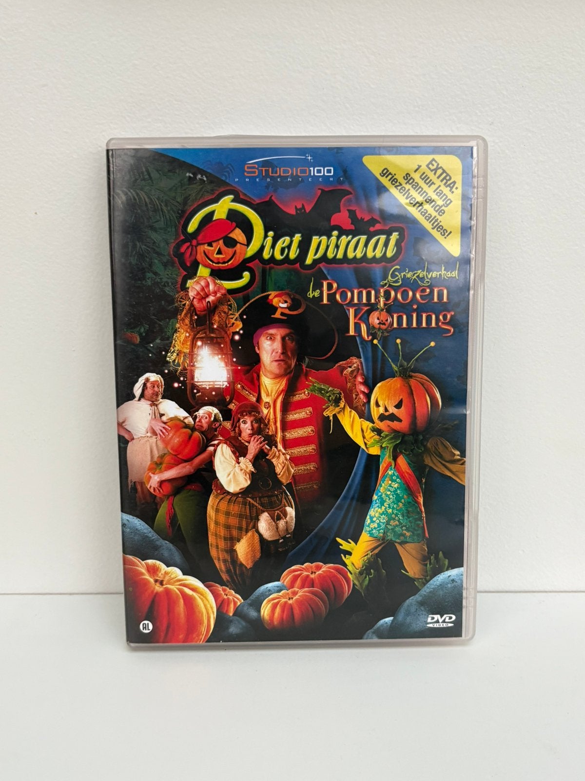 DVD - Piet Piraat - griezelverhaal - de pompoenkoning, Cd's en Dvd's, Ophalen of Verzenden, Zo goed als nieuw