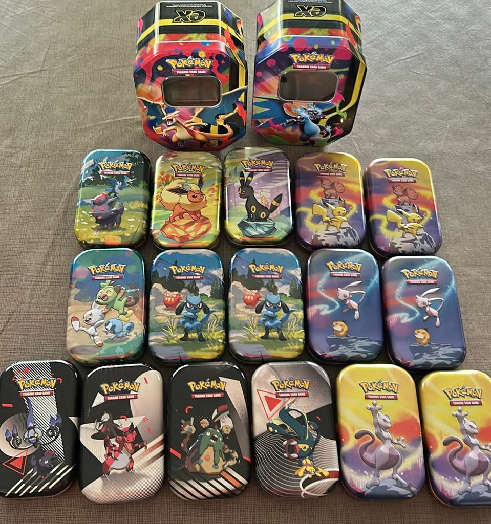 Pokemon lege tins, Ophalen, Zo goed als nieuw