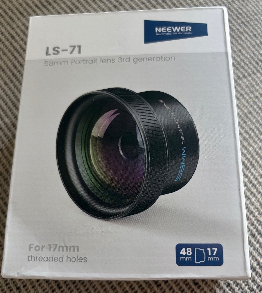 Neewer LS71 - Téléobjectif Zoom 2x pour Smartphone (neuf), TV, Hi-fi & Vidéo, Neuf, Téléobjectif, Enlèvement, Zoom