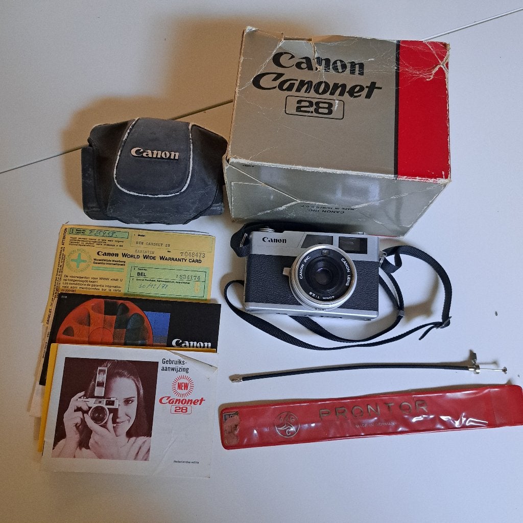 Canon Canon 28 (1978), TV, Hi-fi & Vidéo, Appareils photo analogiques, Enlèvement ou Envoi, Utilisé, Compact, Canon