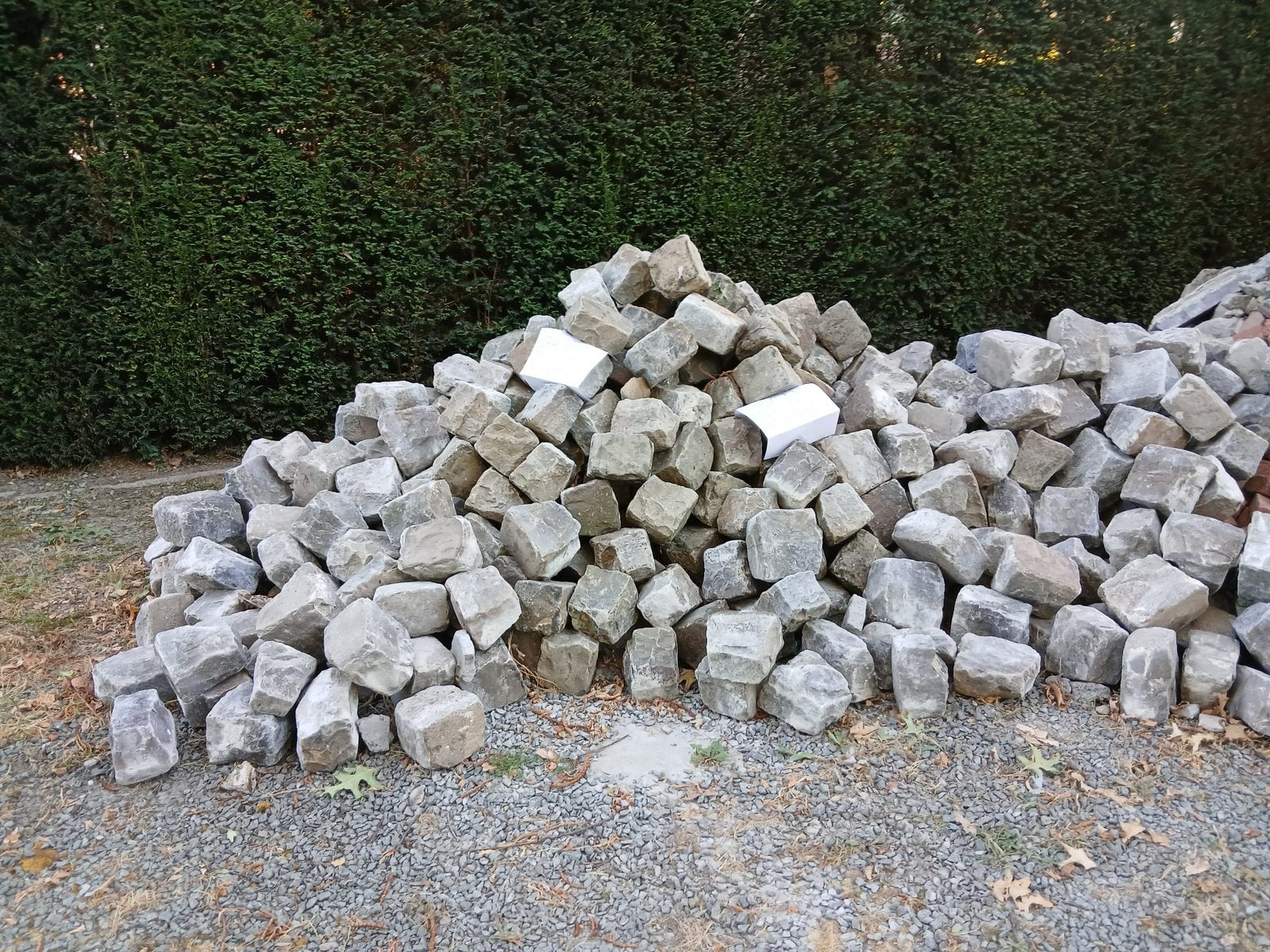 Kasseien GRATIS, Tuin en Terras, Grind, Keien en Split, Ophalen, Zo goed als nieuw