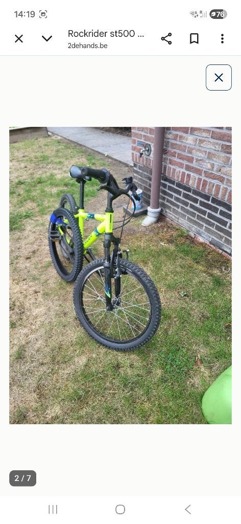 Kinder fiets, Ophalen, Velgrem, B-twin decathlon, 16 tot 20 inch