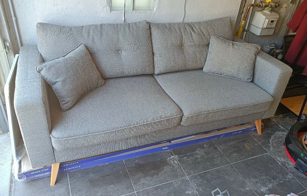 Zetel Maisons du monde, Ophalen, Driepersoons, 75 tot 100 cm, Zo goed als nieuw