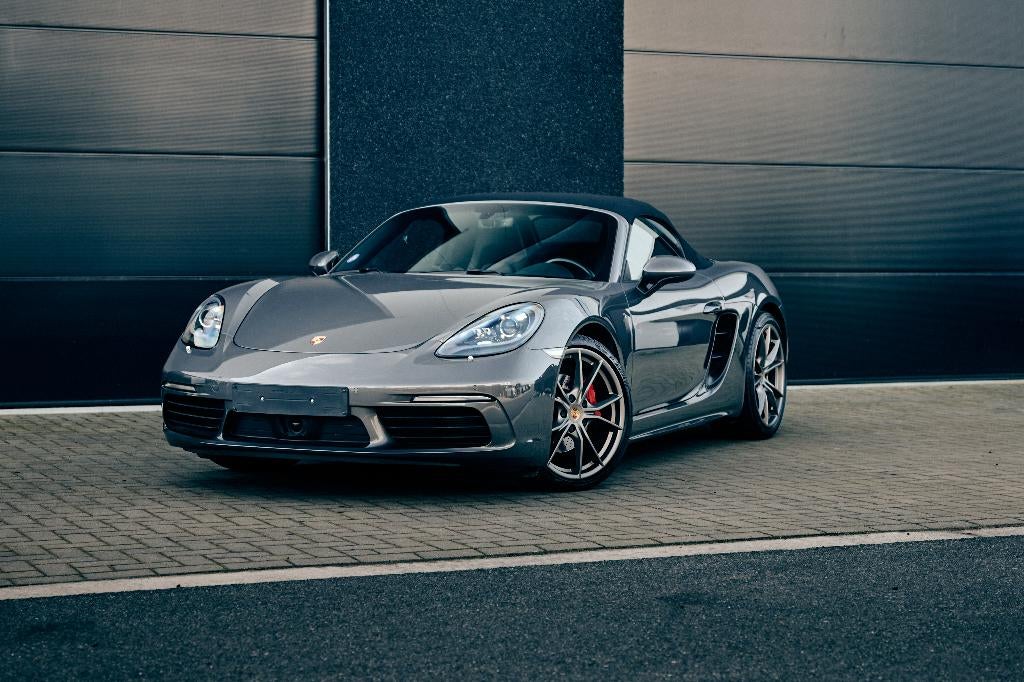 Porsche 718 Boxster 2.0 PDK chrono/sportuitlaat, Autos, Porsche, Cuir, Argent ou Gris, Euro 6, Entreprise