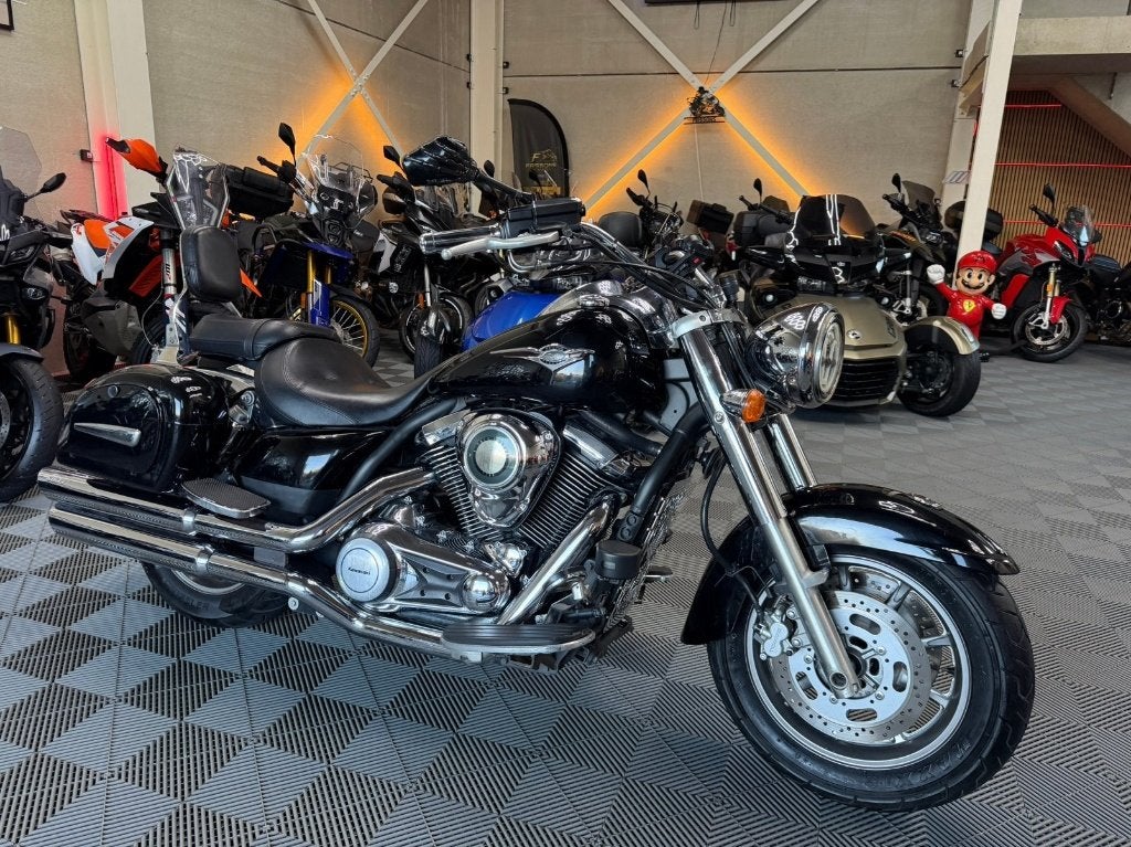 KAWASAKI VN 1700 VULCAN * GARANTIE * CT OK * 2012 * 22.000km, Motos, Permis Moto A, Tourisme, Plus de 35 kW, Échappement sport