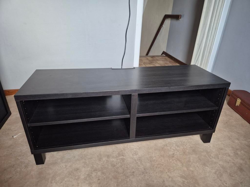 Meuble TV ikea noir -super état, Huis en Inrichting, Kasten |Televisiemeubels
