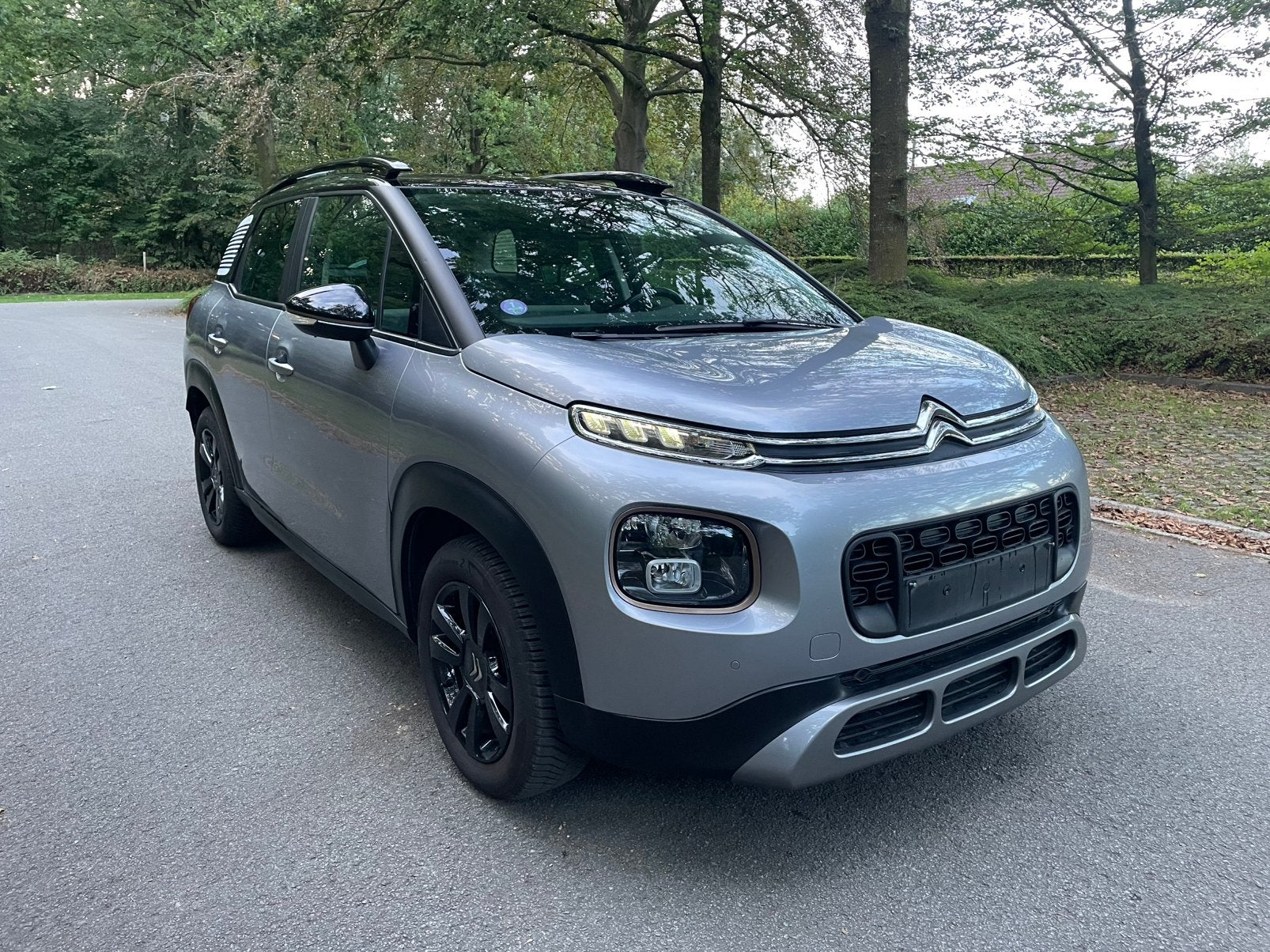 Citroen C3 Aircross in nieuwstaat 1.2 benzine, nieuwe Driem, Autos, Citroën, Argent ou Gris, Achat, Euro 6, Noir