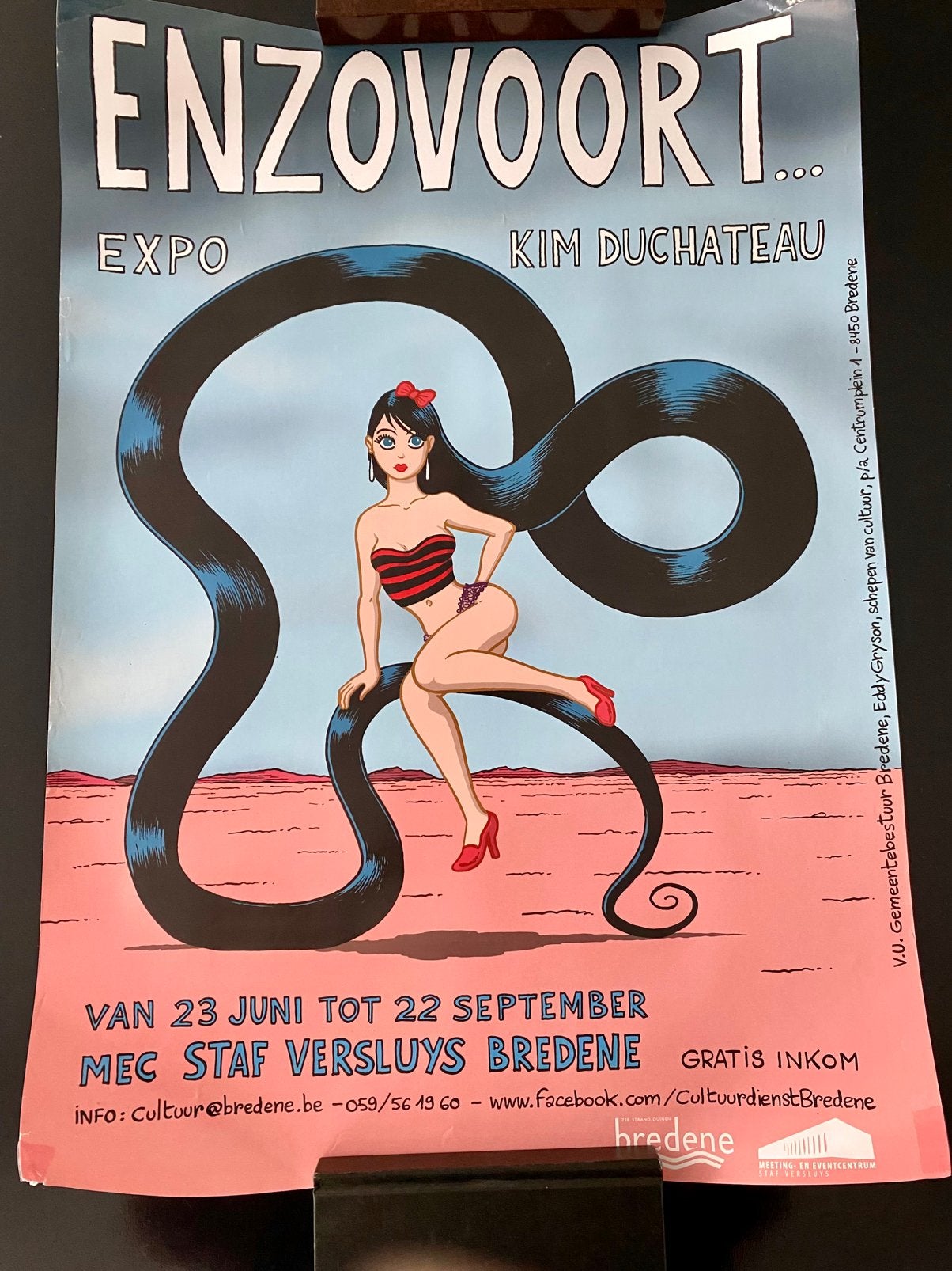 Kim Duchateau - Enzovoort - Expo - poster, Boeken, Esoterie en Spiritualiteit, Ophalen of Verzenden, Zo goed als nieuw