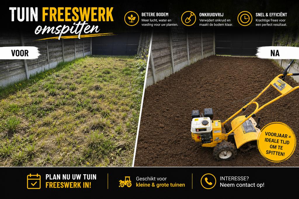 Tuin Freeswerk & Omspitten, Tuin en Terras, Ophalen