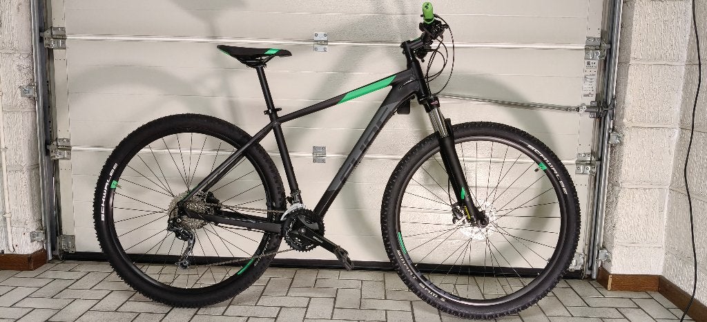 VTT Cube Aim SL 29 Black/Green 19", Autres marques, Comme neuf, Enlèvement, Frein à disque