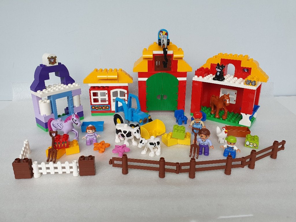 Lego Duplo 10525 - 10594: Grote Boerderij en Paardenstal, Ophalen of Verzenden, Gebruikt, Duplo