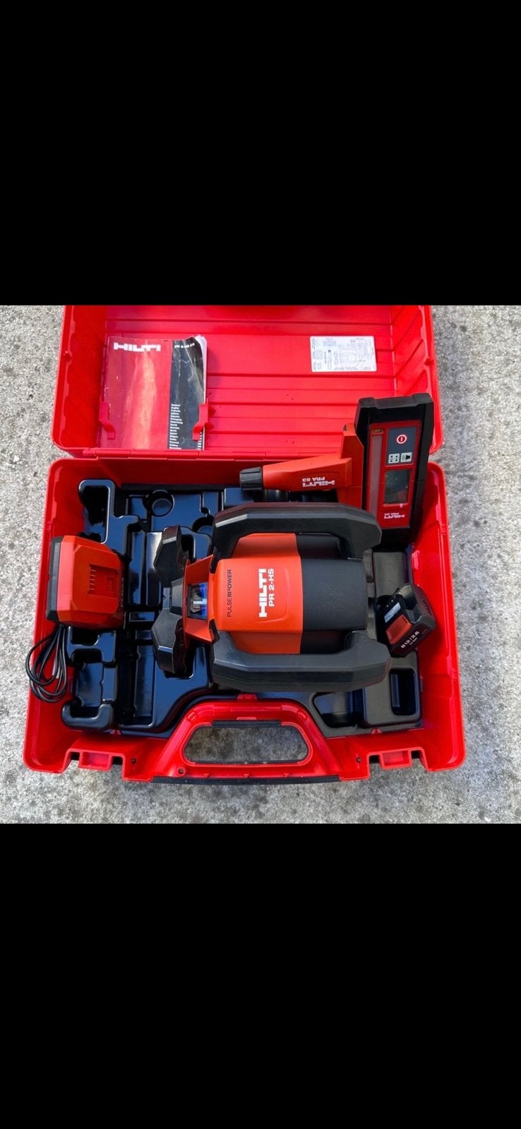 Laser HILTI Rotatif PR 2-HS, Bricolage & Construction, Enlèvement ou Envoi, Comme neuf, Hilti