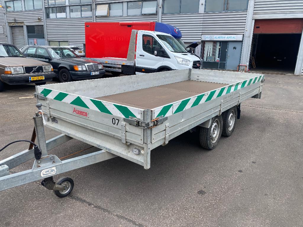 Anssems open laadbak, Multitransporter, 400x180cm, Auto diversen, Aanhangers en Bagagewagens, Gebruikt, Ophalen