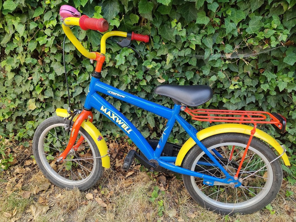 Fiets 16inch, Merck Maxwell, Fietsen en Brommers, Fietsen | Kinderfietsjes, Ophalen, Gebruikt, Terugtraprem, 16 tot 20 inch