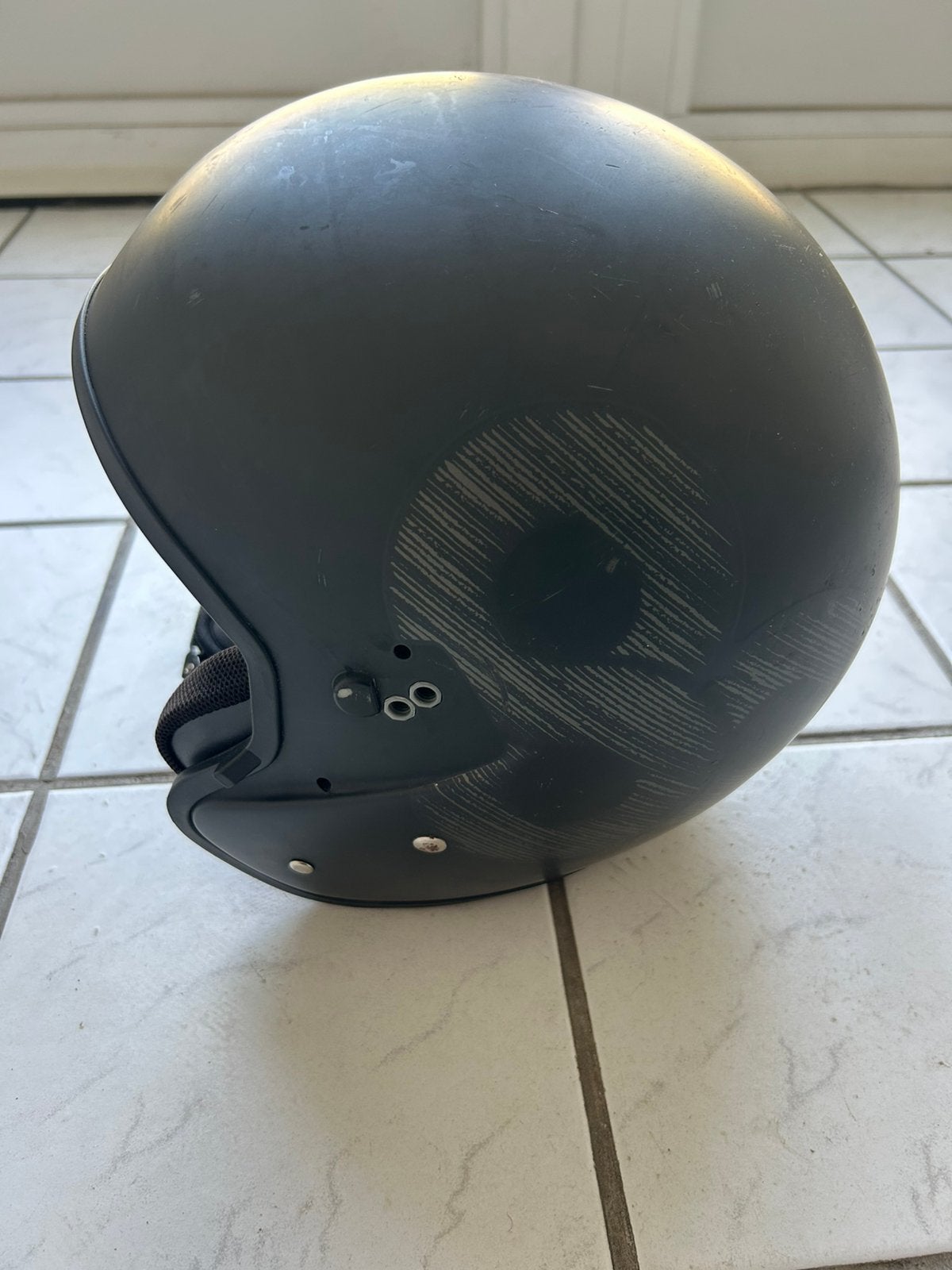 Scooter Helm, Fietsen en Brommers, Ophalen, Zo goed als nieuw