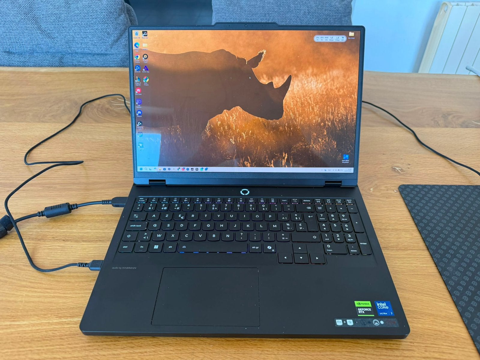 Lenovo Legion Pro 5 16IAX10 (Réf: 83F3004DMB), Computers en Software, Windows Laptops, Zo goed als nieuw, 16 inch, SSD, 4 Ghz of meer