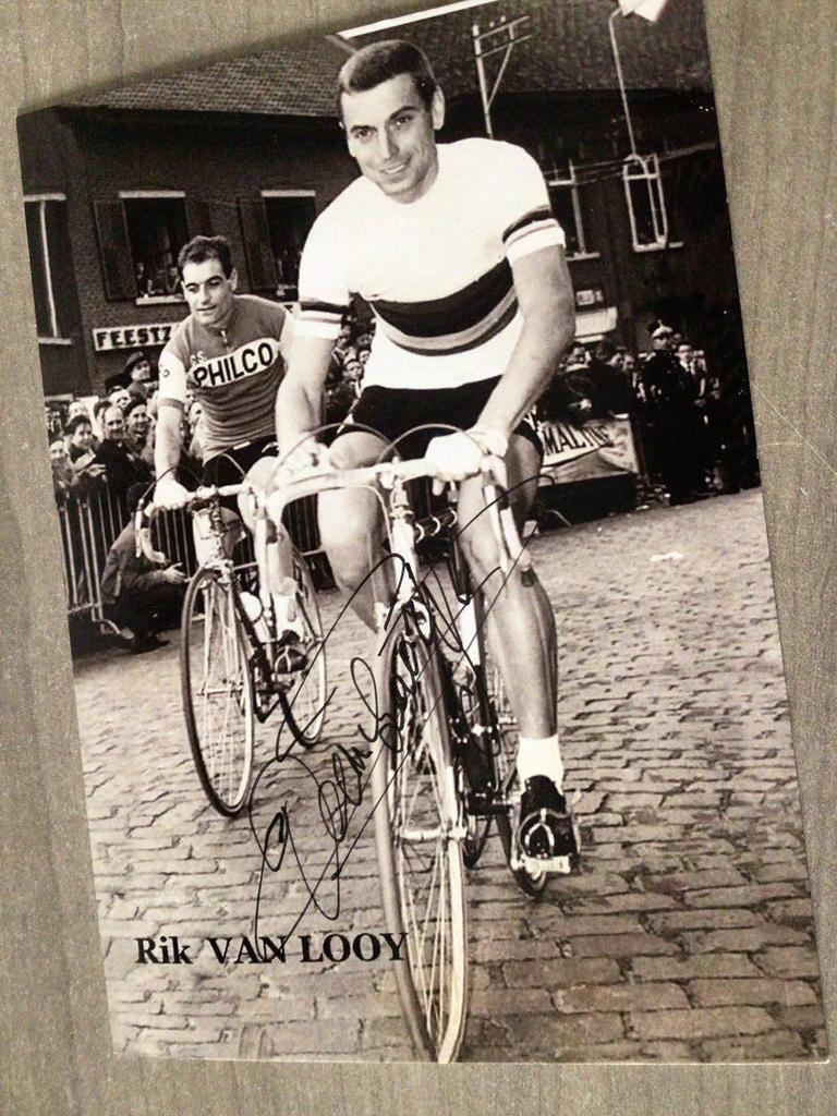 Wielerkaart 1961 wk team faema rik van looy signe, Envoi, Comme neuf