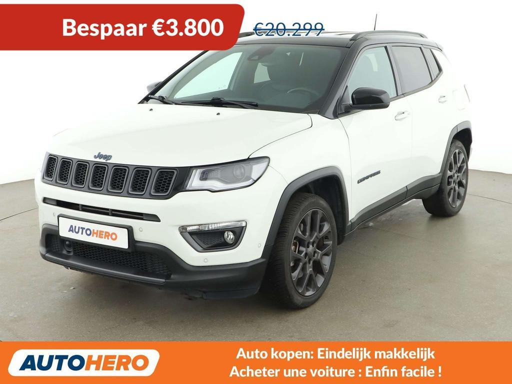 Jeep Compass 1.3 T4 4xe Plug-in Hybrid First Edition Urban, Auto's, Jeep, Automaat, 1935 kg, Wit, 5 zetels