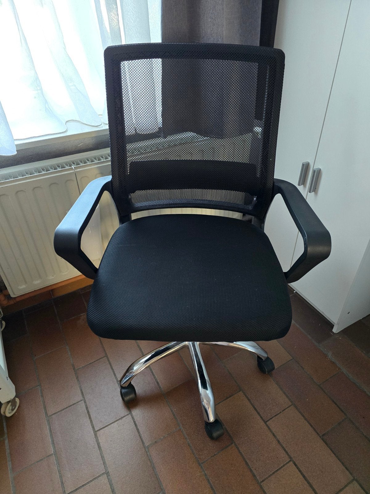 Bureaustoel, Ophalen, Zo goed als nieuw, Zwart, Bureaustoel