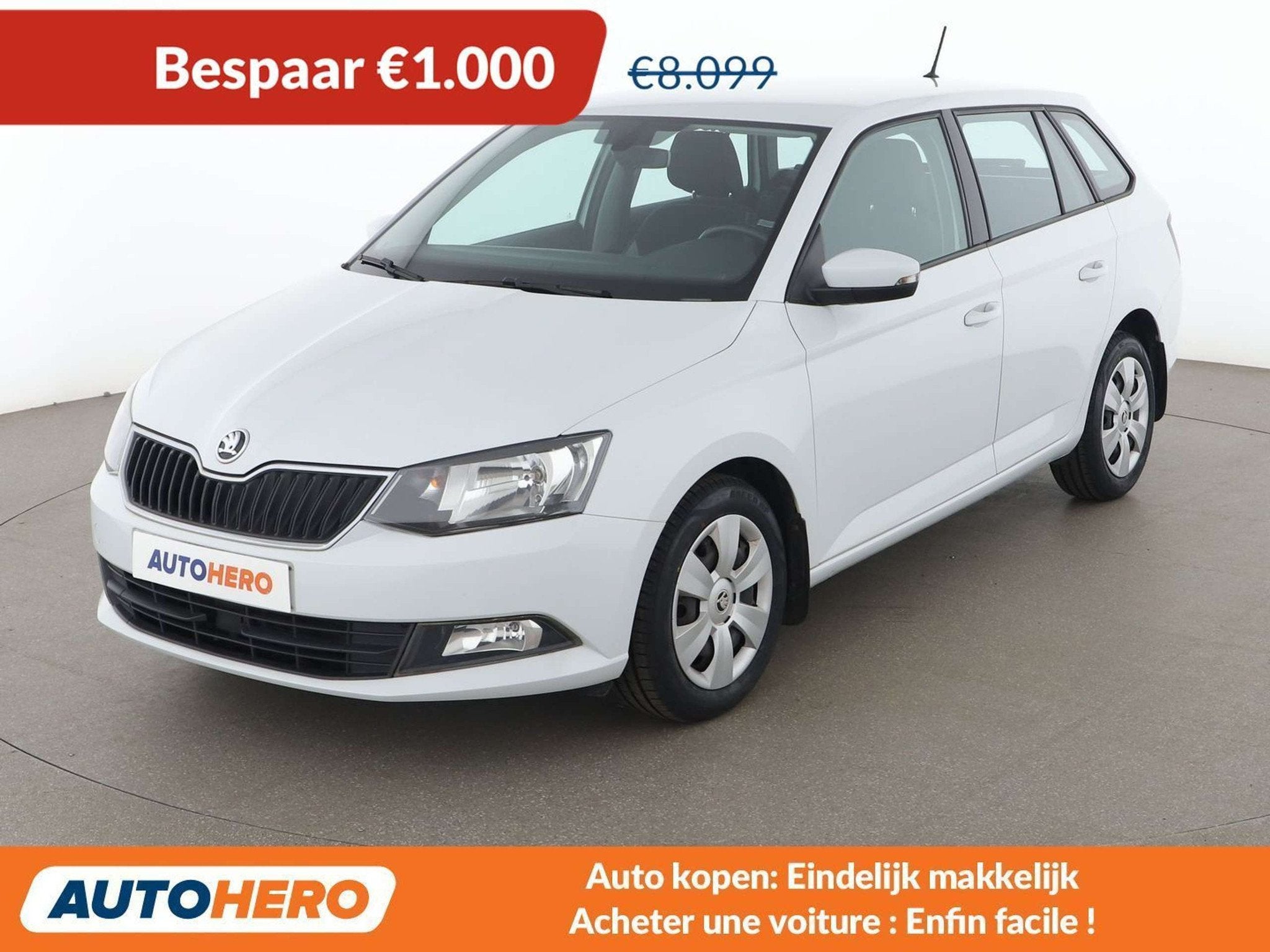 Skoda Fabia 1.0 MPI Ambition (année de construction 2016), Autos, Achat, Noir, 5 portes, 1079 kg