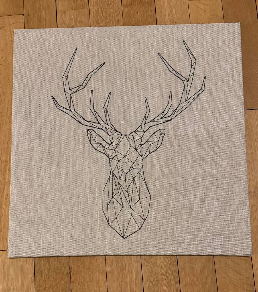 Tableau cerf, Enlèvement, Comme neuf