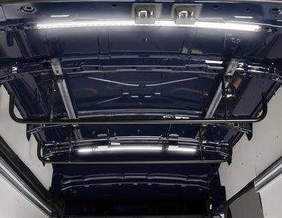 Ophangsysteem/ opbergsysteem plafond Ford Transit, Ophalen