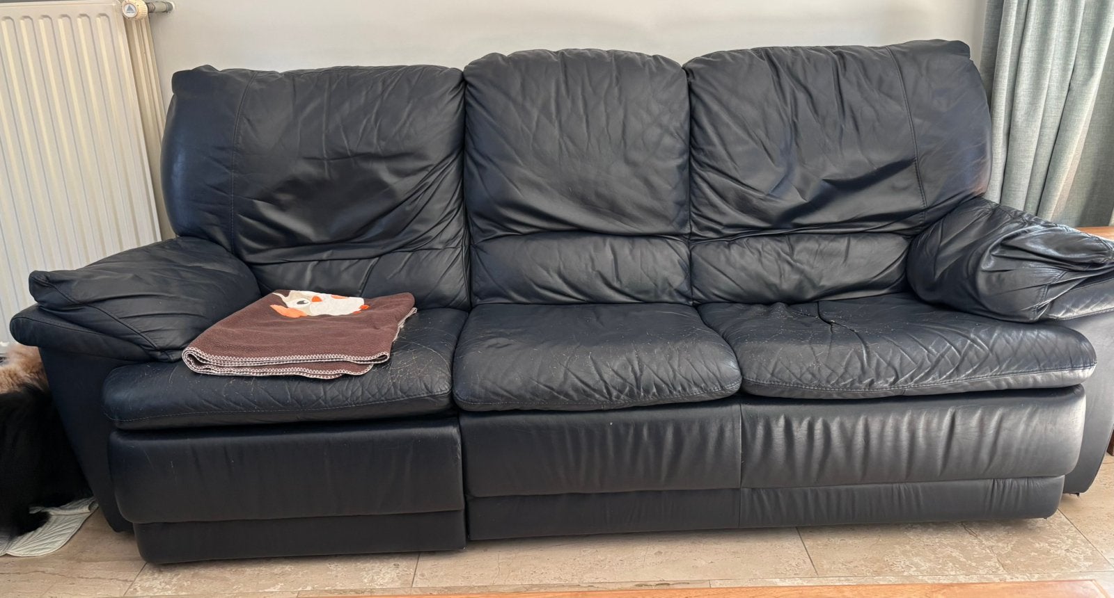 Gratis zetel, Maison & Meubles, Canapés | Salons, 200 à 250 cm, Banc droit, Enlèvement, Utilisé