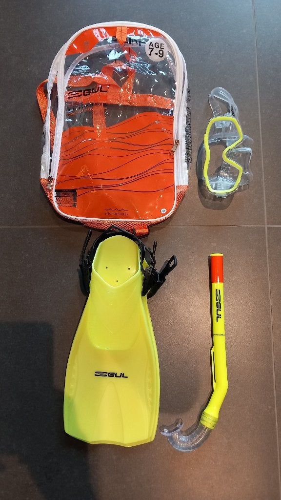 snorkelset, Watersport en Boten, Duiken, Ophalen, Zo goed als nieuw