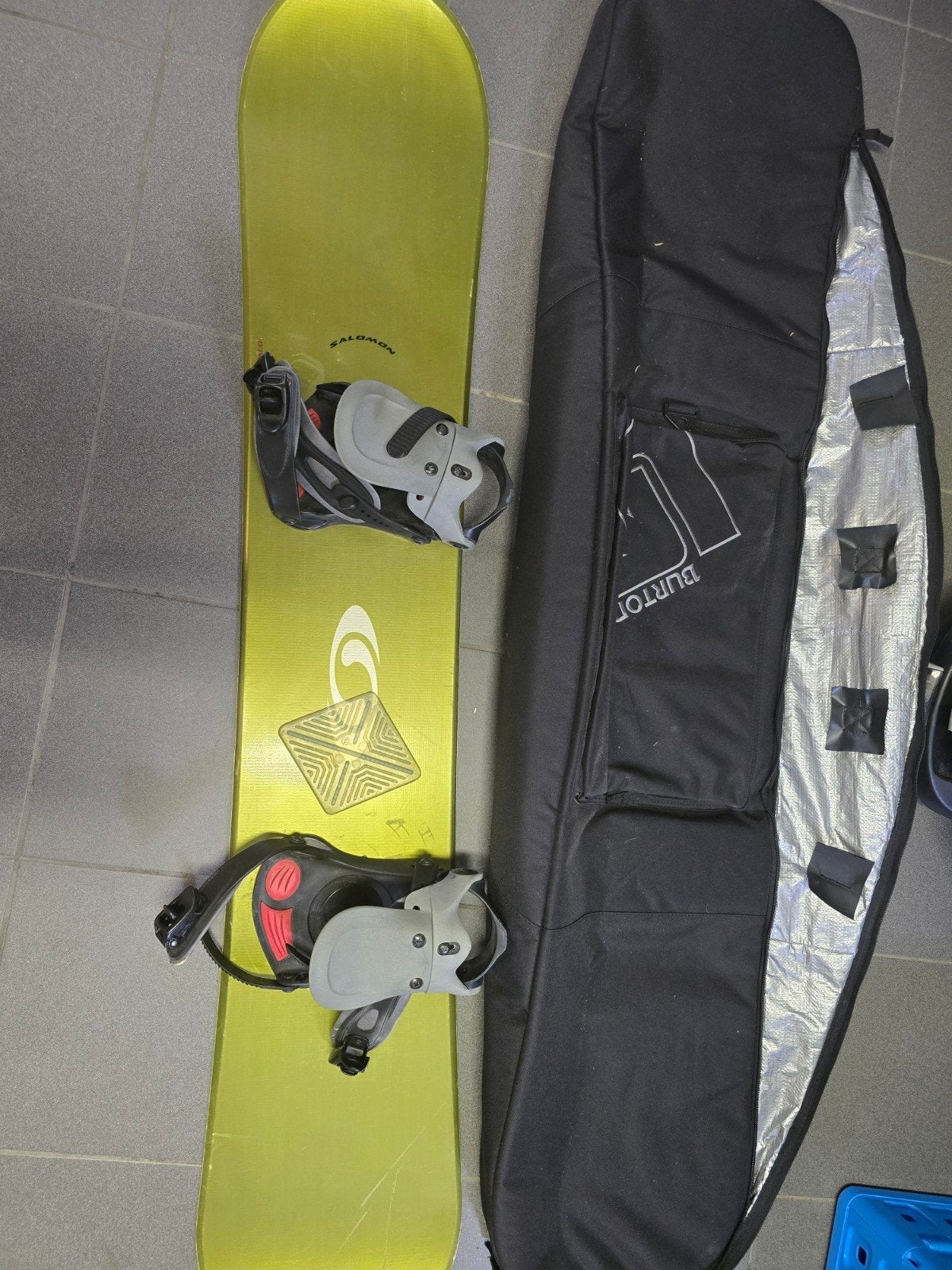 Snowboard maat 157+ snowboardtas, Ophalen