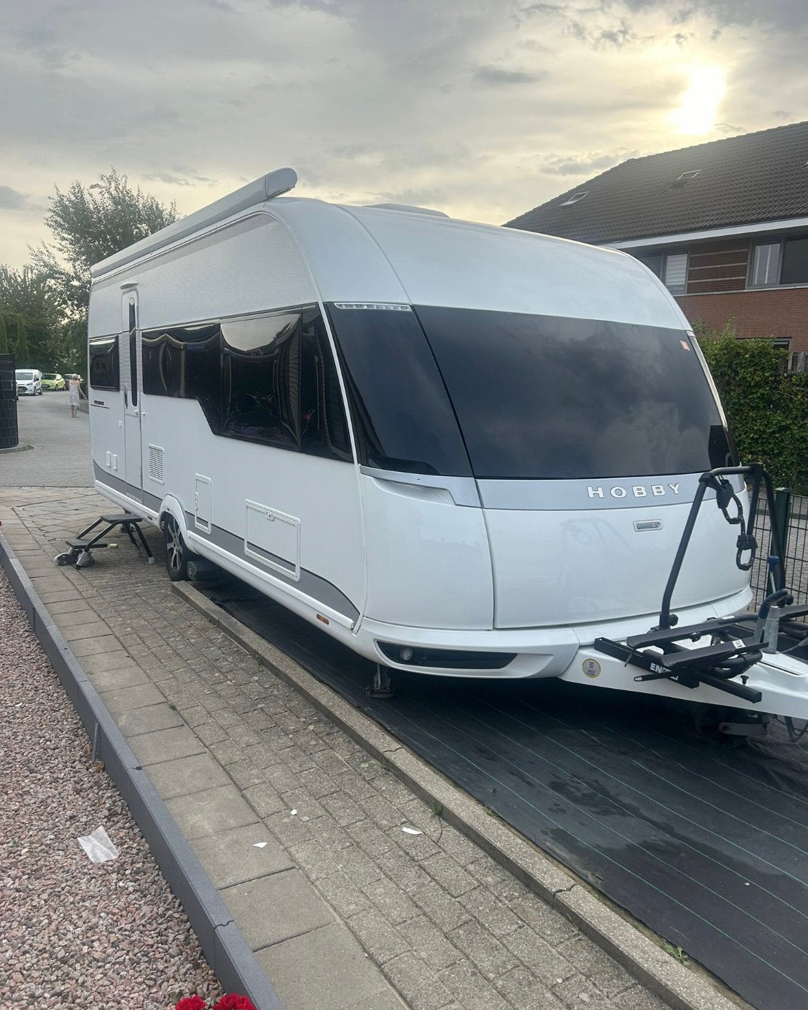 Hobby premium 560 2012 LUIFEL MOVER AIRCO VEEL OPTIE’S!!!, Caravans en Kamperen, Rondzit, Hobby, Particulier, Schokbreker