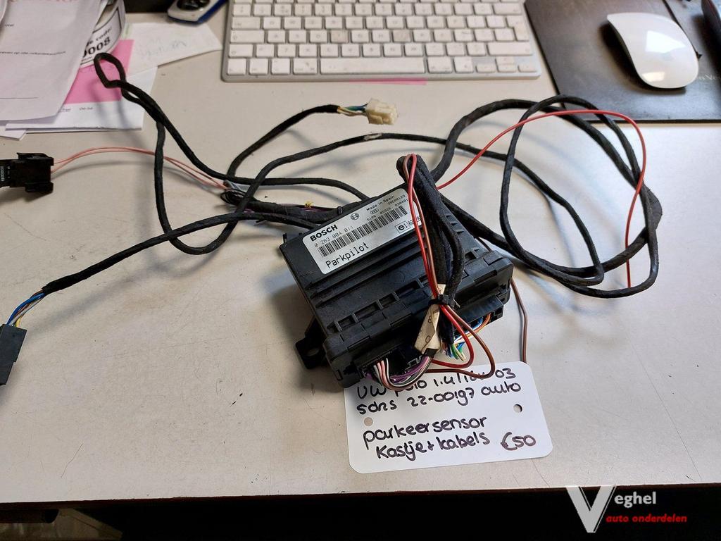 VW Polo 5drs 1.4/16v parkeersensor+kabels '03, Gebruikt, -, -, Ophalen of Verzenden