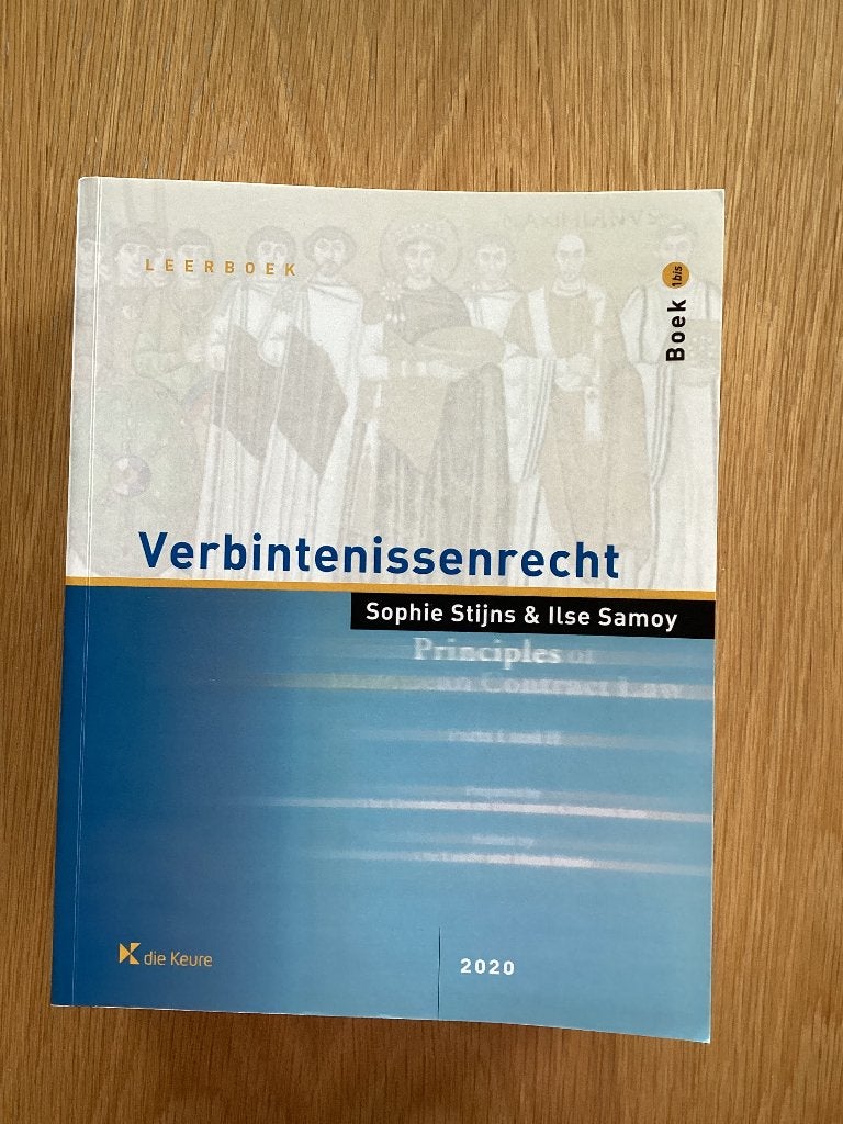 Boeken Verbintenissenrecht 1 - 2 en 1 bis, Enlèvement, Comme neuf, Die keure