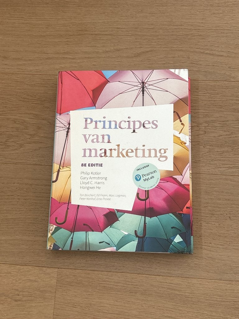Principes van Marketing, Pearson, Comme neuf, Enlèvement, Économie et Marketing