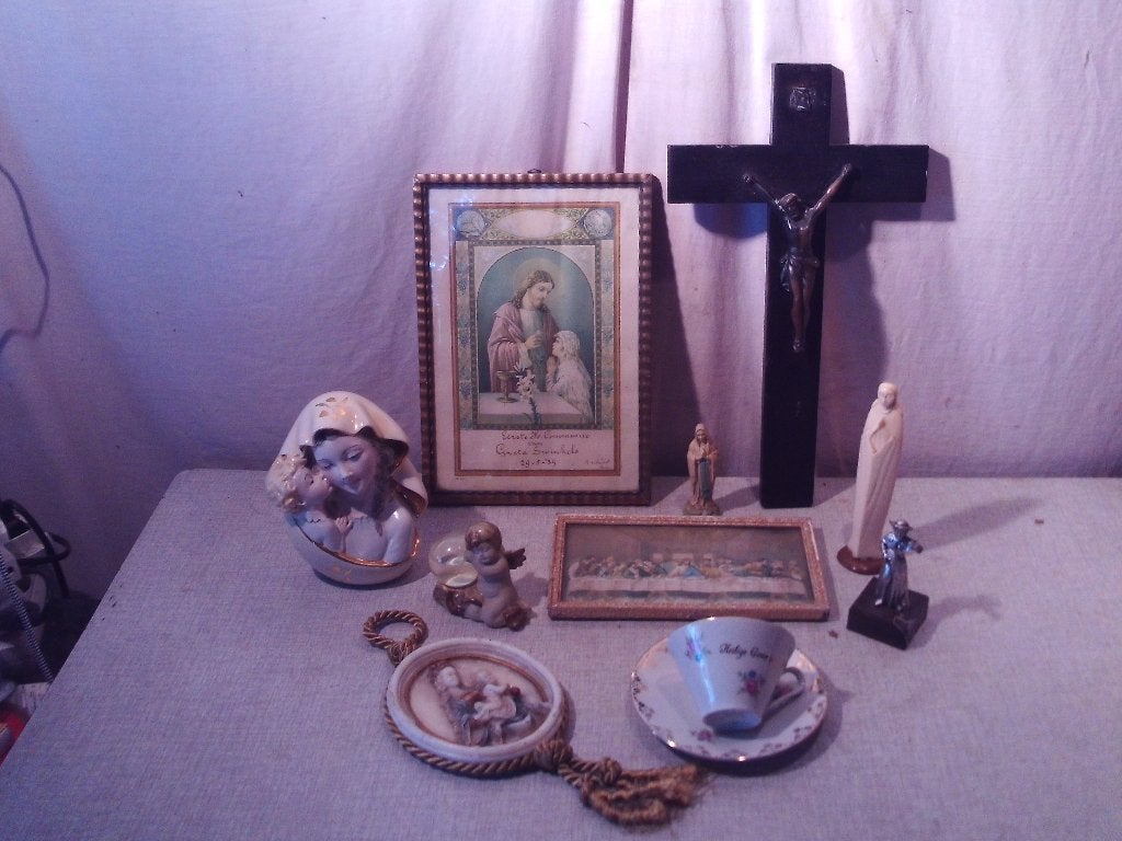 11 Antieke Religieuze Objecten, Ophalen of Verzenden