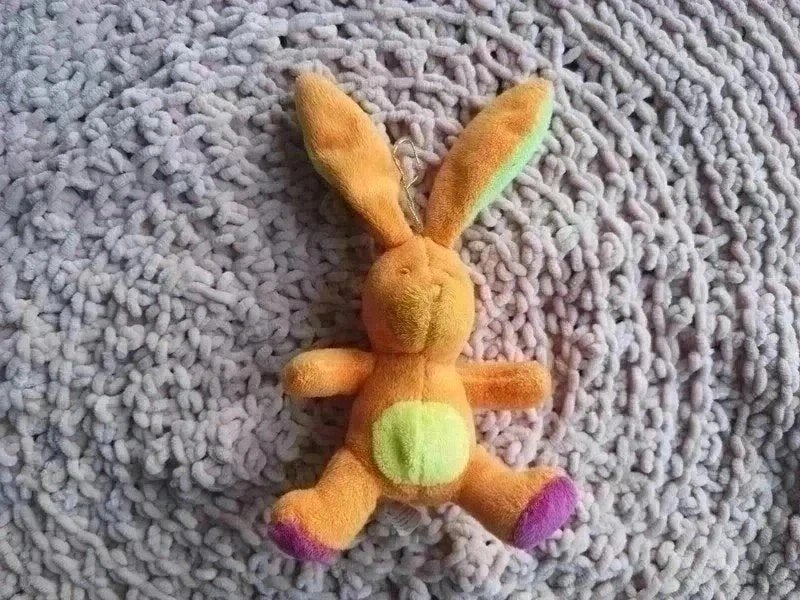 Knuffel konijn, Kinderen en Baby's, Oranje, Overige merken, Overige karakters, Konijn