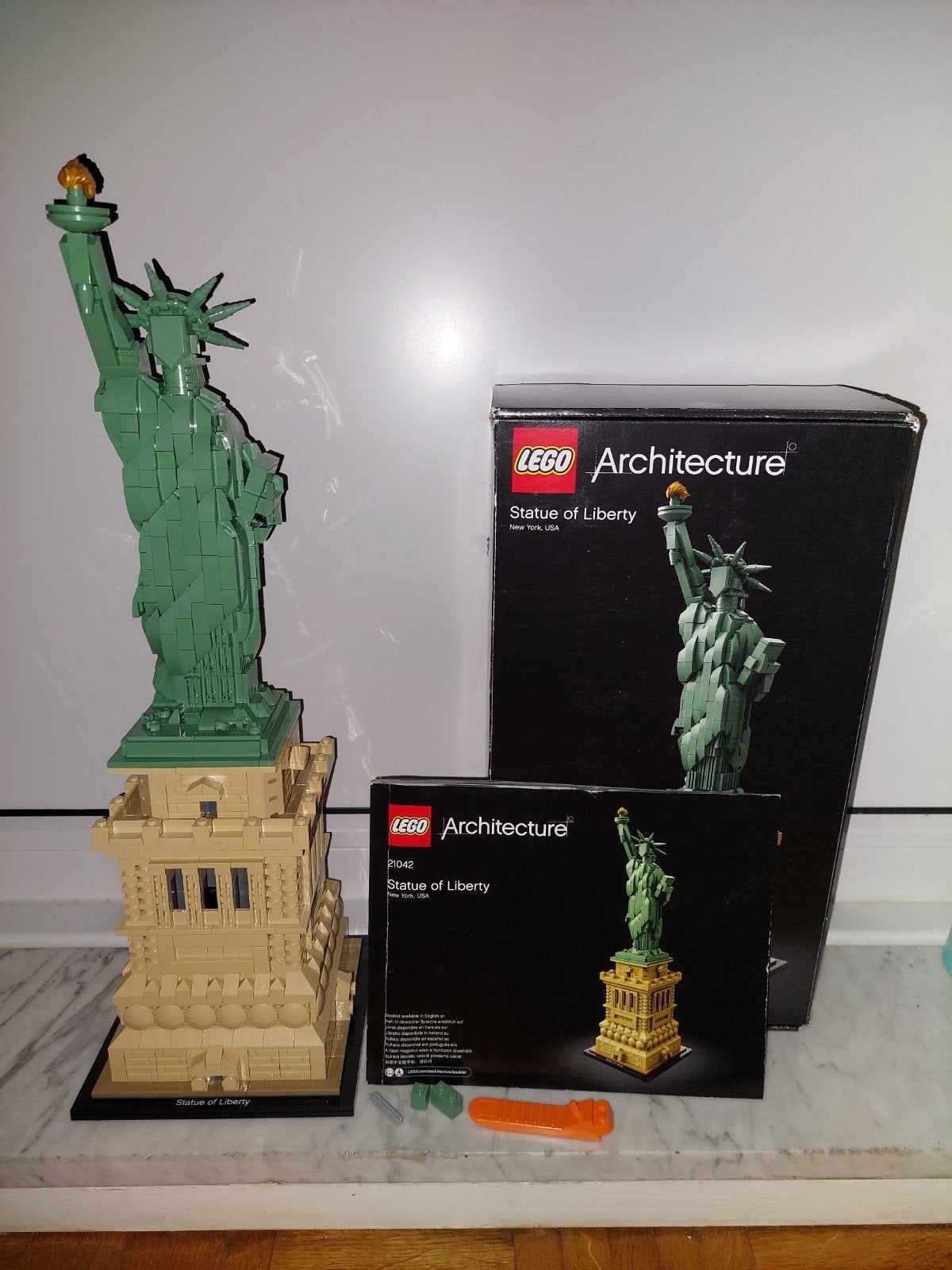 Lego Architecture 21042 Statue Liberté complet, Enlèvement ou Envoi, Complet, Lego, Architecture