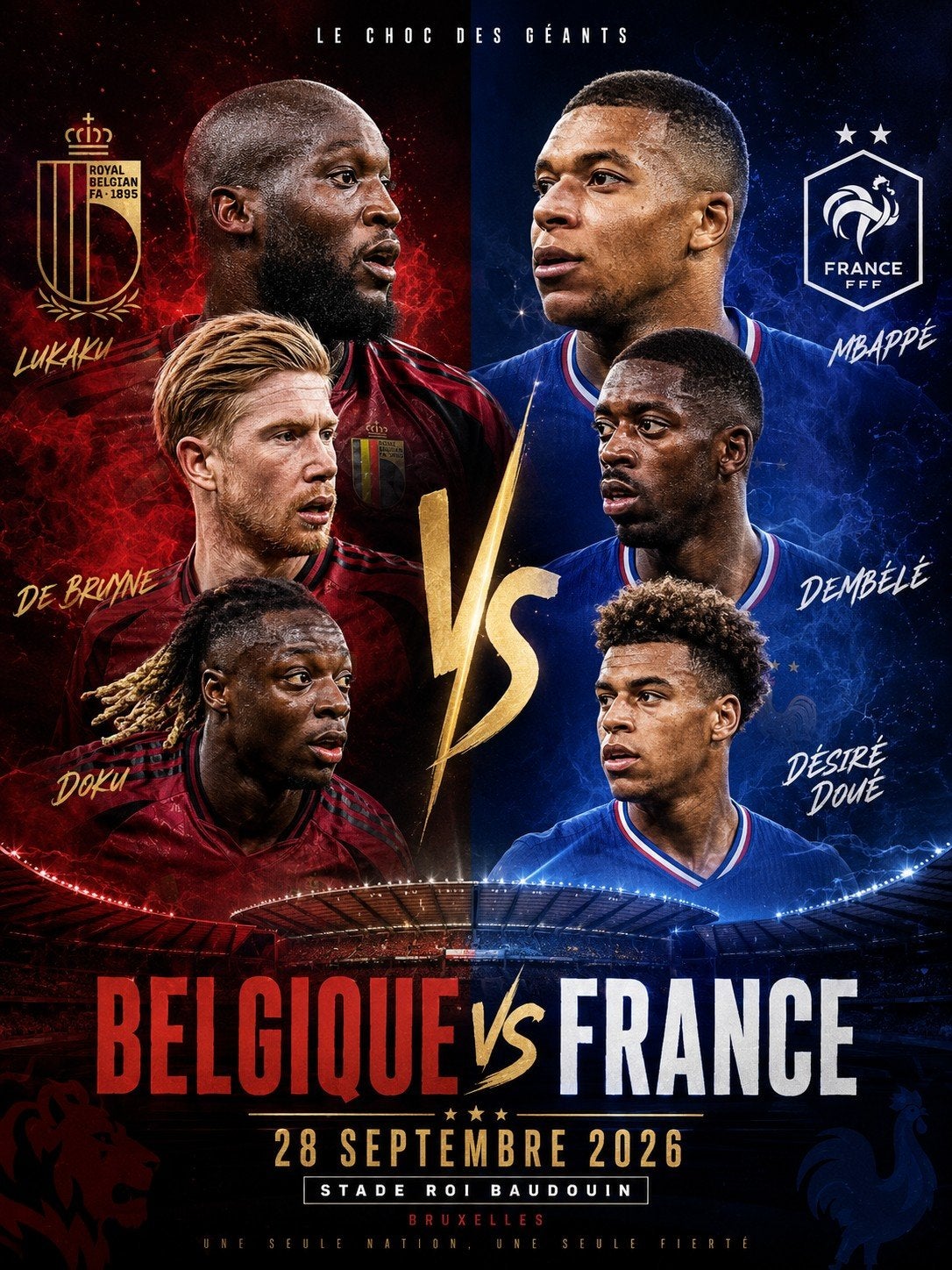 Places Belgique - France le 28/09 au stade Roi Bauduin, Tickets & Billets, Sport | Football