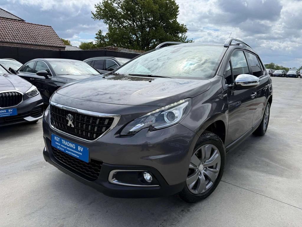 Peugeot 2008 1.2i NAVIGATIE PDC DIGITALE AIRCO CARPLAY BLUET, Autos, Argent ou Gris, Euro 6, Entreprise, 82 ch