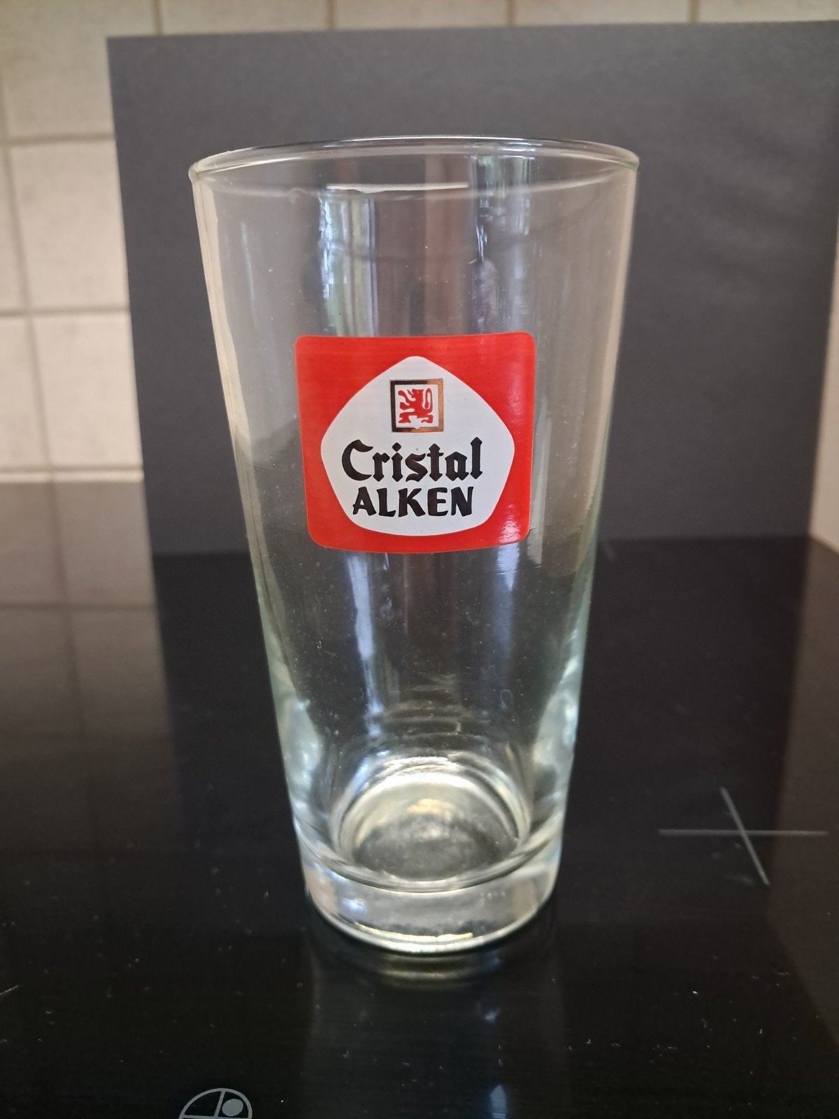 Mooi glas Cristal Alken, Verzamelen, Biermerken, Ophalen