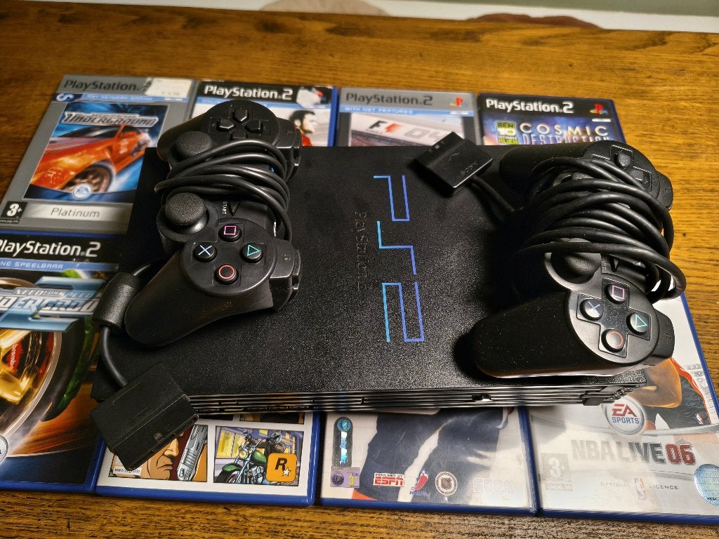 Playstation 2 bundel met games, Enlèvement ou Envoi, 2 joueurs, À partir de 7 ans, Aventure et Action
